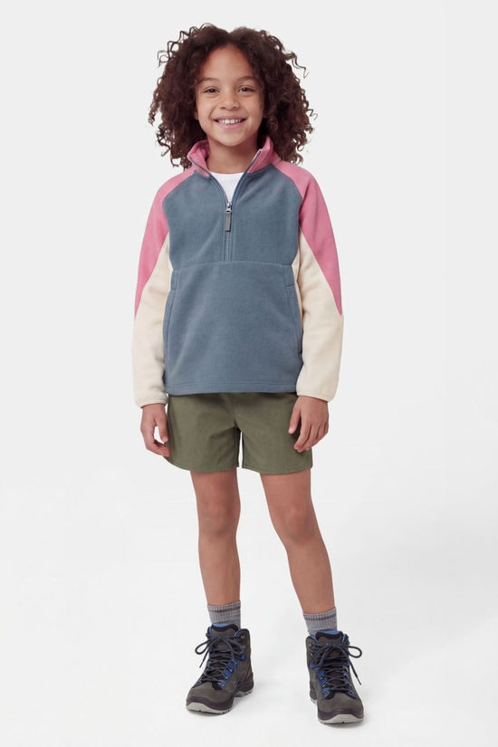 Ayacucho Kids Vlieland Half Zip Fleece Moonlight Blue Combo
