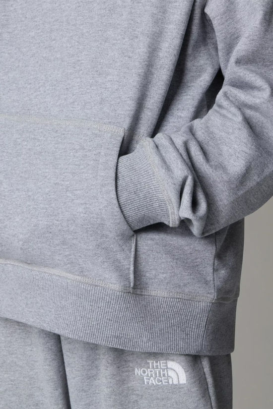 The North Face Teen Essential Oversized Hoodie Sweatshirt  Tnf Light Grey Heather