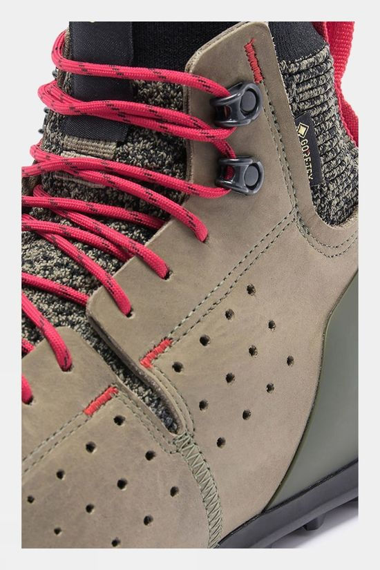 Haglofs Womens Duality AT1 GTX Mid Boots Lichen/Hibiscus Red
