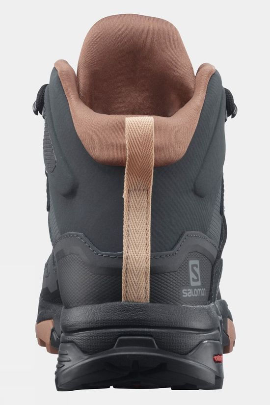 Salomon Womens X Ultra 4 Mid GTX Boots Ebony/Mocha Mousse/Almond Cream