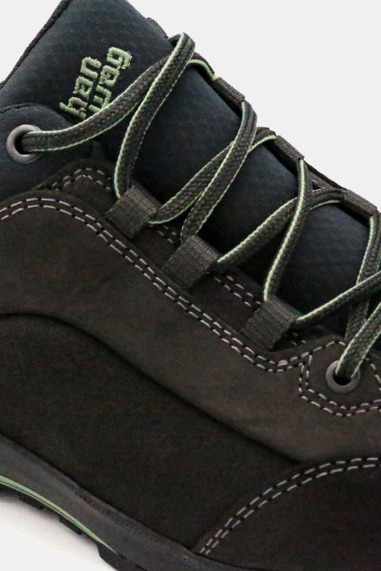 Hanwag Womens Banks Low Bunion GTX Shoes Asphalt/Mint