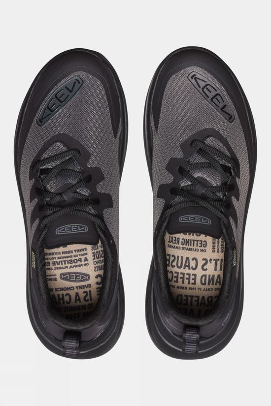 Keen Womens WK400 Shoes Triple Black