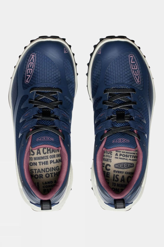 Keen Womens Zionic Waterproof Shoes Naval Academy/Nostalgia Rose
