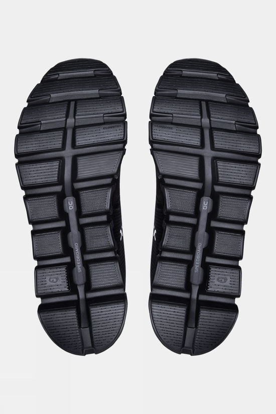 On Womens Cloud 6 Waterproof Shoes Black | Black