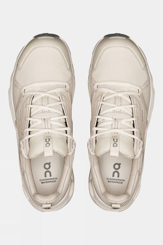 On Womens Cloudhorizon Waterproof Shoes Ivory | Ice
