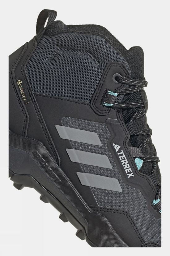 Adidas Womens Terrex AX4 Mid GTX Boots Core Black/Grey Three/Mint Ton