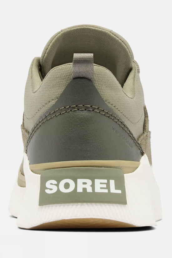 Sorel Womens Out N About IV Low Sneaker Shoes Stone Green/Chalk