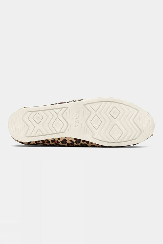 Toms Womens Leopard Alpargata Slip-On Shoes Leopard Print