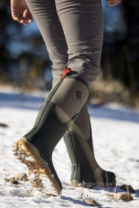 Muck Boot Womens Arctic Sport II Wellington Boots Dark Green/ Ecru