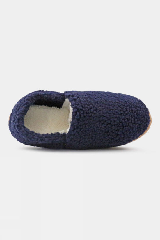 Ayacucho Unisex Low Sherpa Slippers Navy
