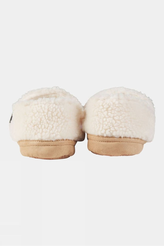 Ayacucho Unisex Low Sherpa Slippers II Ecru