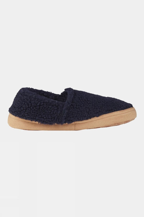Ayacucho Unisex Low Sherpa Slippers II Navy