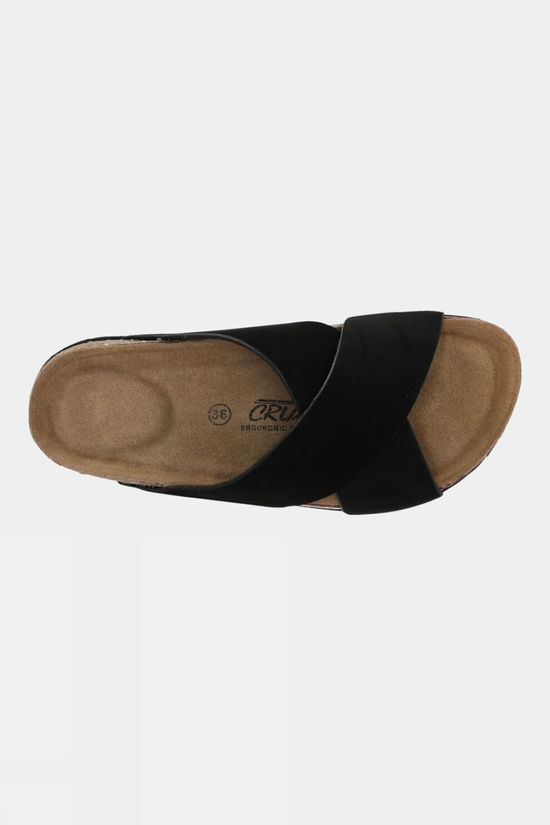 Cruz Womens Musoni Cork Sandals Black