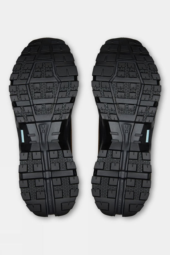 On Mens Cloudrock Low Waterproof Shoes Earth | Black