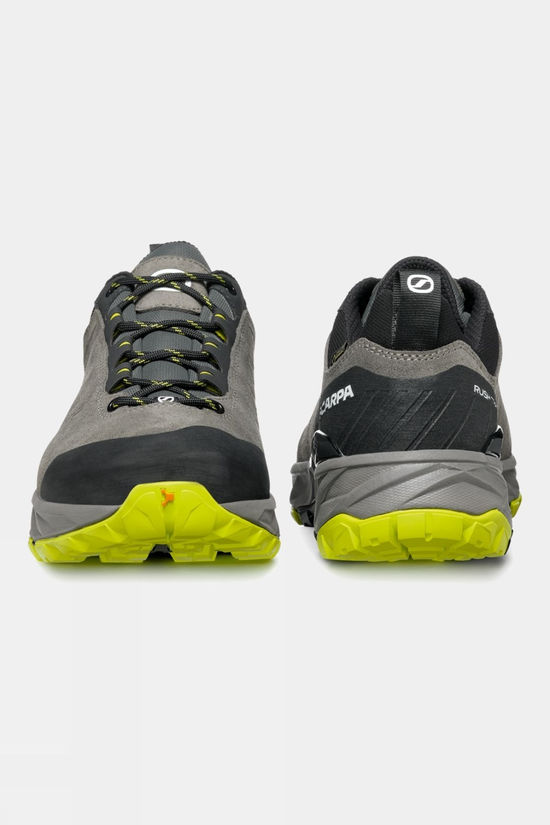 Scarpa Mens Rush Trail GTX Shoes Titanium/Lime