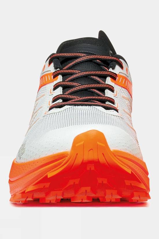 Scarpa Mens Spin Ultra 2 Shoes Ice/Orange Fluro