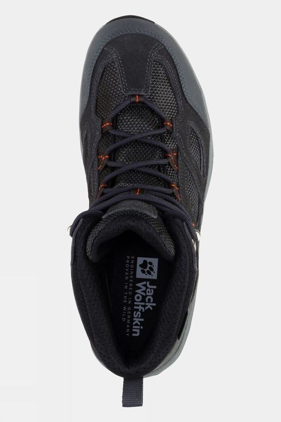 Jack Wolfskin Mens Vojo 3 Texapore Mid Boots Grey / Orange