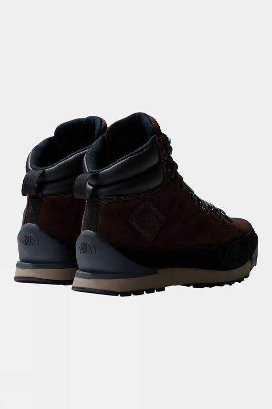 The North Face Mens Back To Berkeley IV Leather Boots Demitasse Brown/Tnf Black