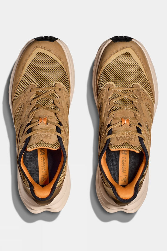 Hoka Mens Anacapa 2 Freedom Shoes Wheat/Oak