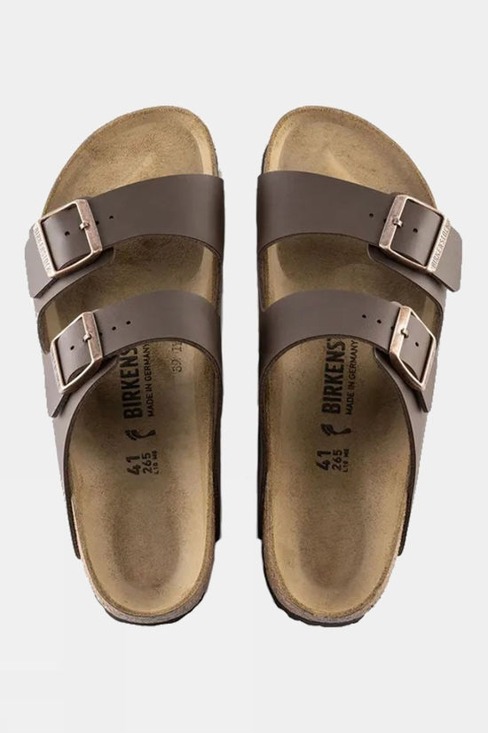 Birkenstock Mens Arizona Birko Flor Sandals Dark Brown