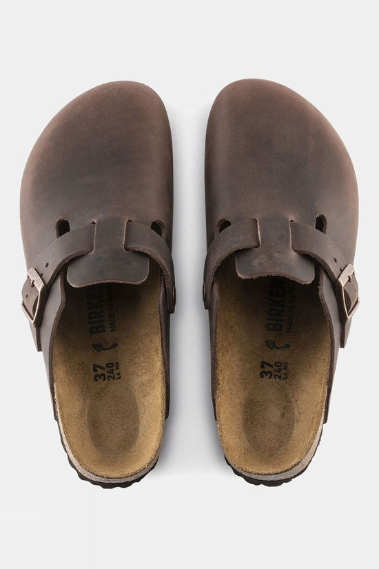 Birkenstock Mens Boston Oiled Leather Clogs Habana