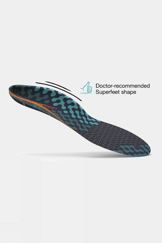 Superfeet Active Cushion High Arch Insoles Sea Pine
