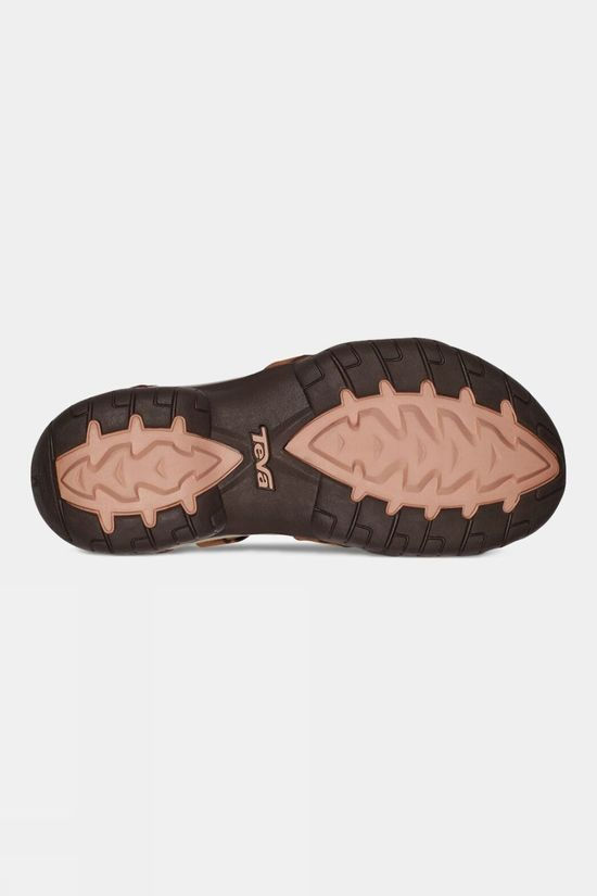 Teva Womens Tirra Leather Sandals Honey Brown