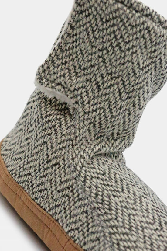 Ayacucho Womens Medina Stripe Slippers Grey/Ecru