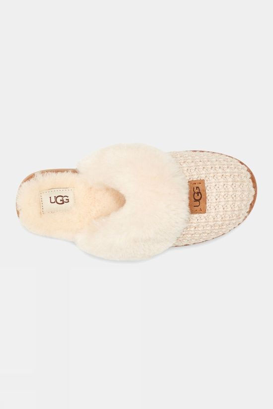 UGG Womens Cosy Knit Slippers Cream