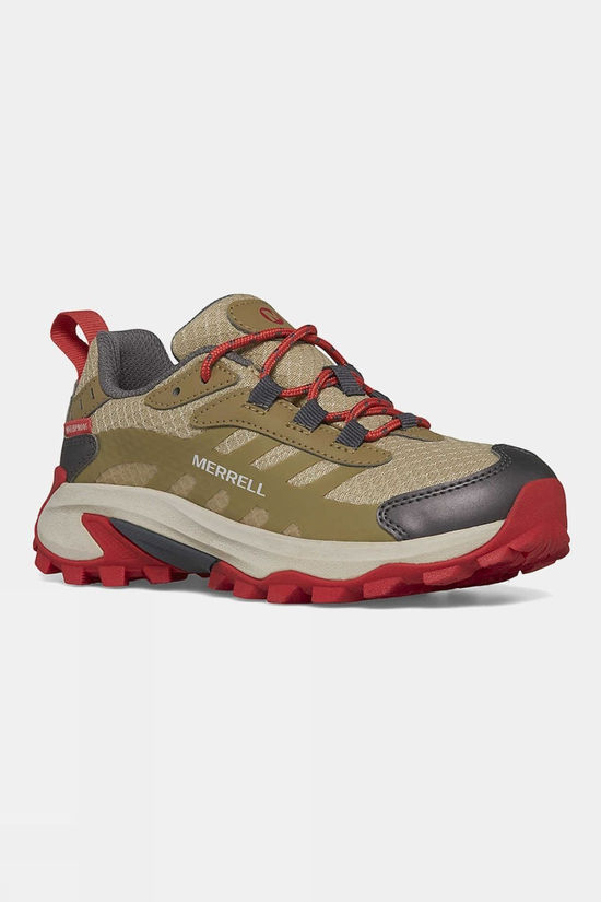 Merrell Kids Moab Speed 2 Low Waterproof Shoes Coyote
