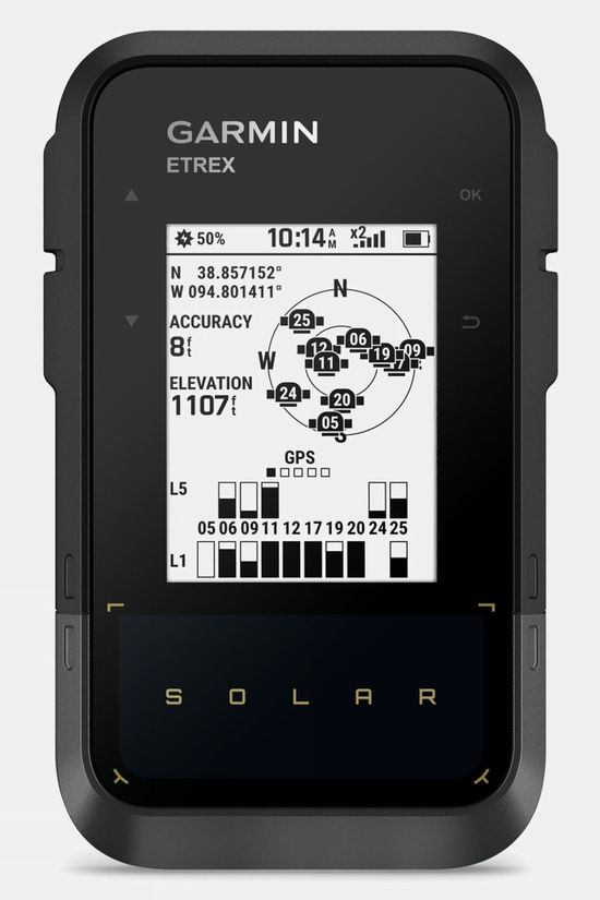 Garmin eTrex Solar GPS Black