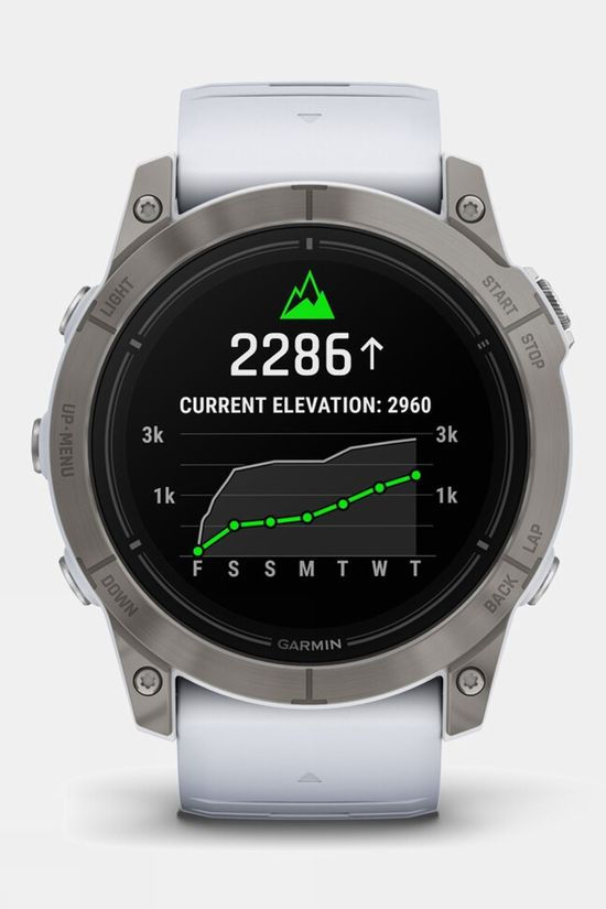 Garmin Epix  Pro Gen 2 Sapphire 51mm GPS Smartwatch Titanium With Whitestone Band