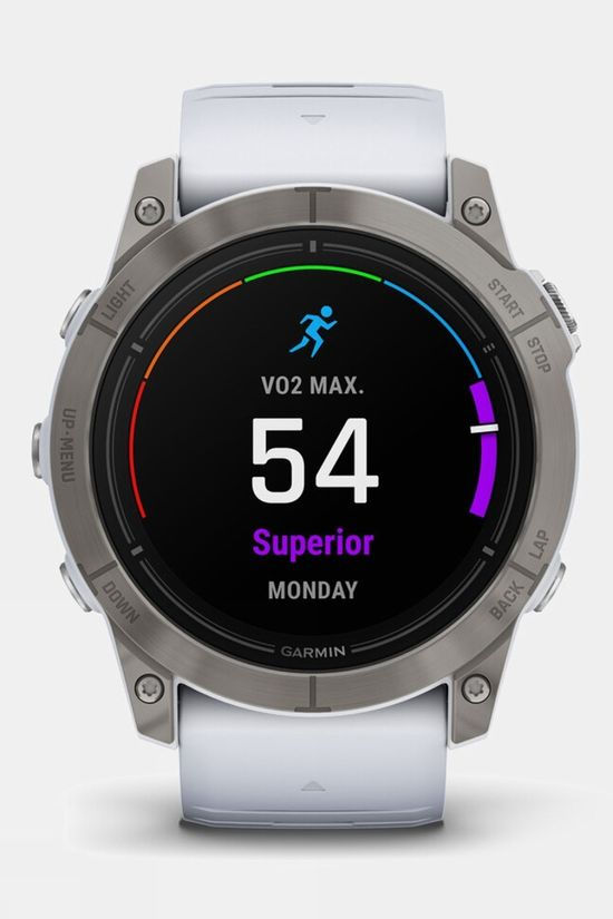 Garmin Epix  Pro Gen 2 Sapphire 51mm GPS Smartwatch Titanium With Whitestone Band