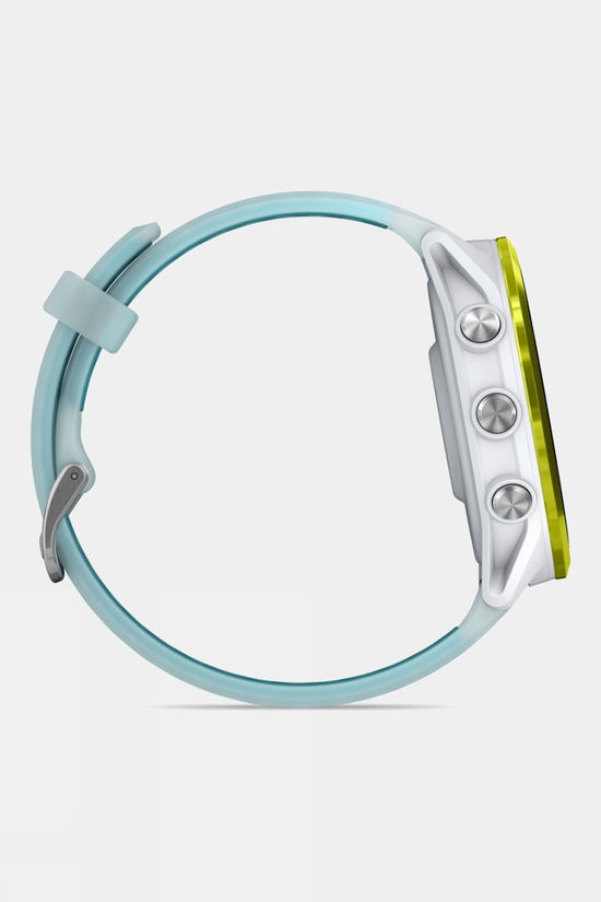 Garmin Forerunner 570 47mm GPS Smartwatch Amp Yellow Aluminium With Translucent Whitestone/Turquoise Band