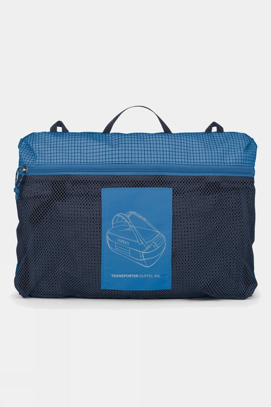 Osprey Transporter 40 Duffel Bag Blue Flame Nocturnal Blue