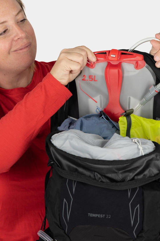 Osprey Womens Tempest 22 Daypack Black-Coal Grey