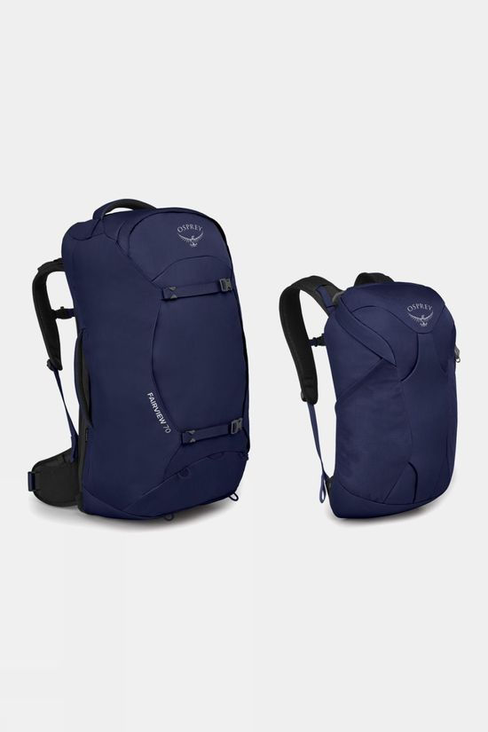 Osprey Womens Fairview 70 Travel Pack Winter Night Blue