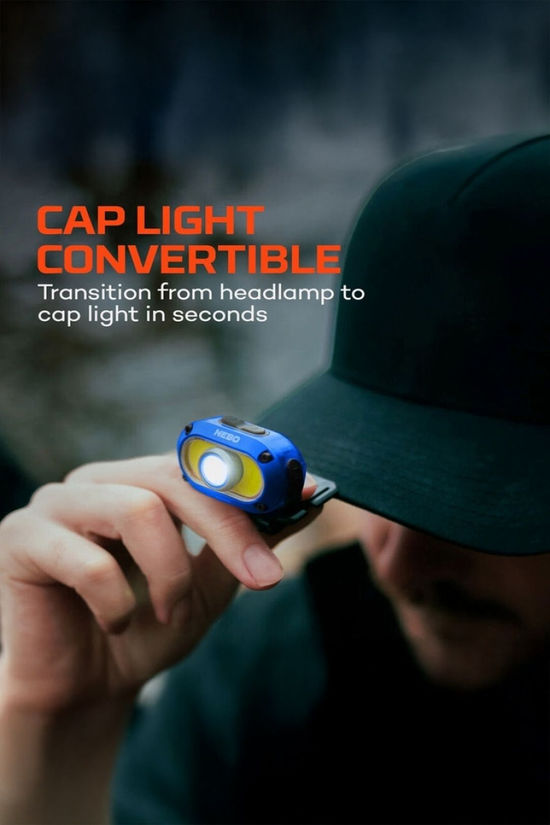 Nebo Mycro 550 Rechargeable Head Torch Blue