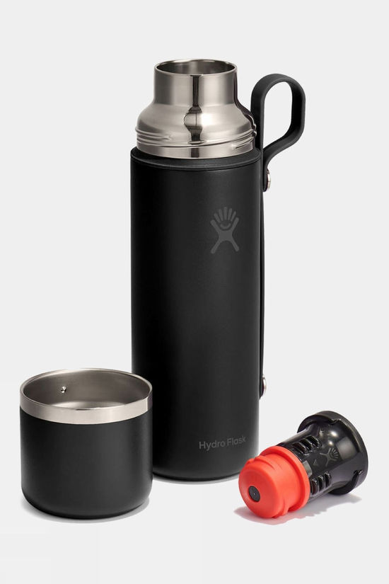 Hydro Flask 28oz Hot Flask And Cup Insulated Drinks Bottle Black