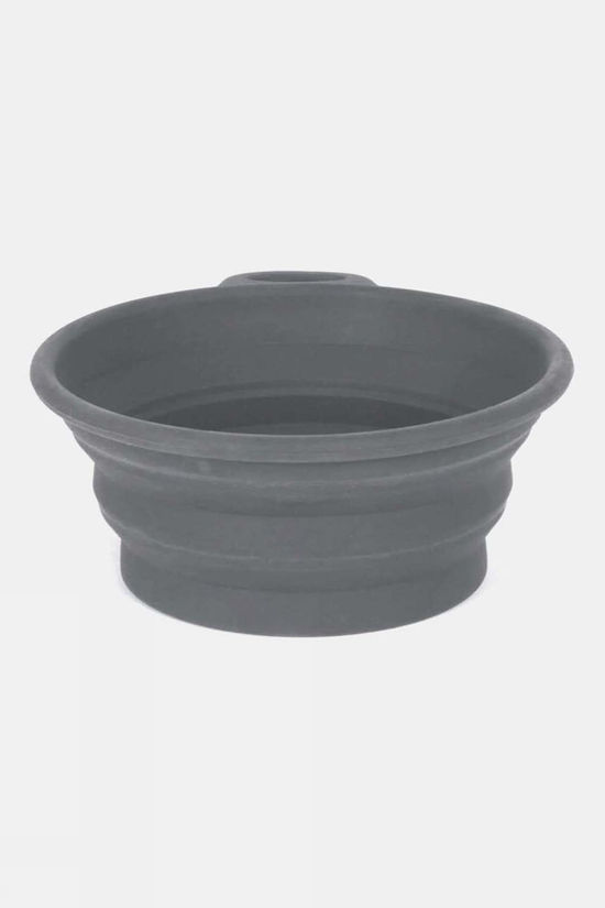 Mountain Paws Silicone Collapsible Dog Bowl  Grey