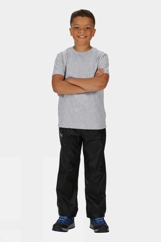 Regatta Kids Pack-It Overtrousers  Black