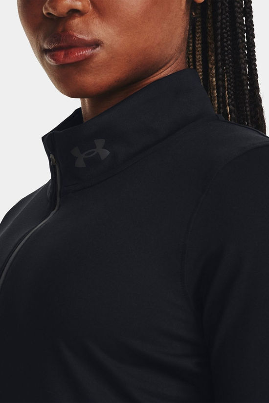 Under Armour Womens Launch Pro 1/2 Zip Top Black/Reflective
