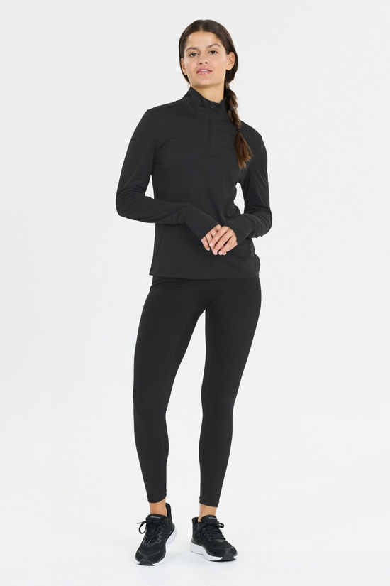 Endurance Womens Chaba Midlayer Long Sleeve Top Black