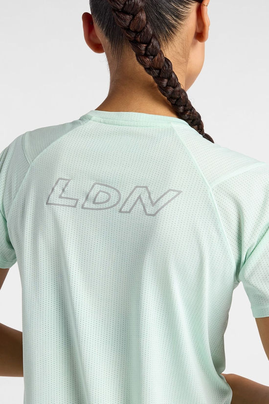 New Balance Womens London Edition Athletics T-Shirt Cosmic Jade
