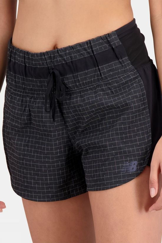 New Balance Womens Impact Run Luminous 3" Shorts Black