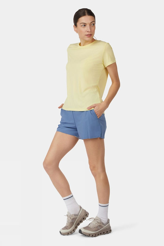 Ayacucho Womens Rio 2-In-1 Running Shorts Moonlight Blue