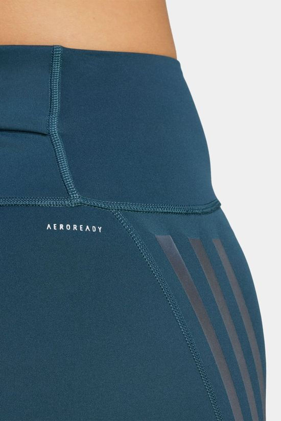 Adidas Womens Daily Run 3-Stripes 7/8 Leggings Arctic Night