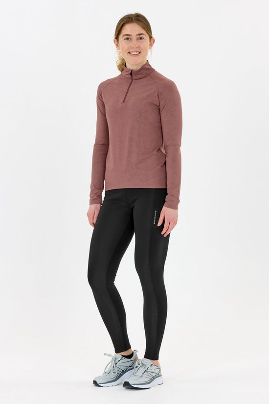Endurance Womens Long Run Tights Black