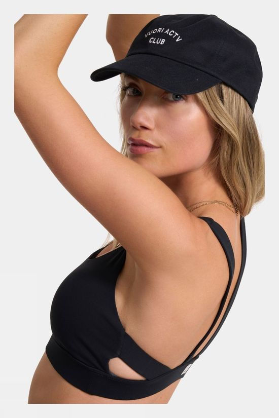 Vuori Womens Stride Sports Bra  Black