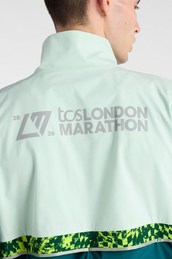 New Balance Mens London Edition Marathon Jacket Medusa Green
